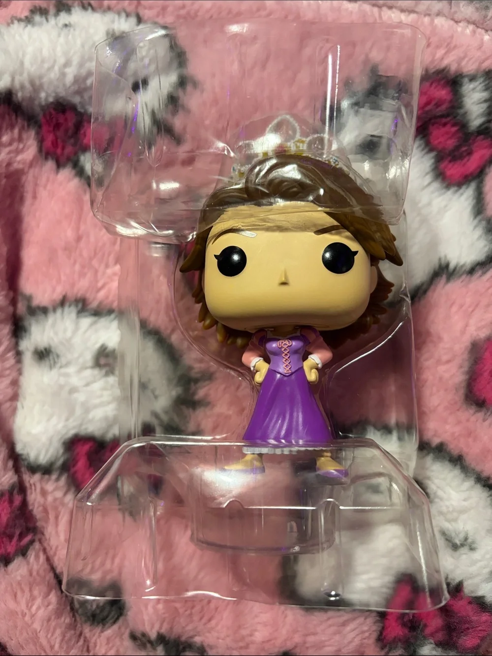 Funko Rupunzel Princess Vinyl Figure with Gold Tiara and Brown Hair